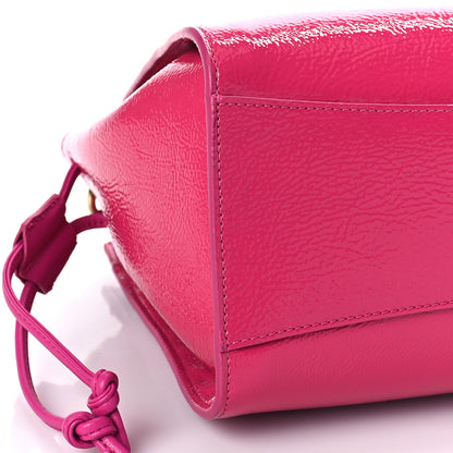 Mulberry Spongy Patent Calfskin Small Iris Tote Mulberry Pink 7 of 12