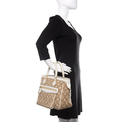 Louis Vuitton Monogram Sabbia Cabas MM White 2 of 11