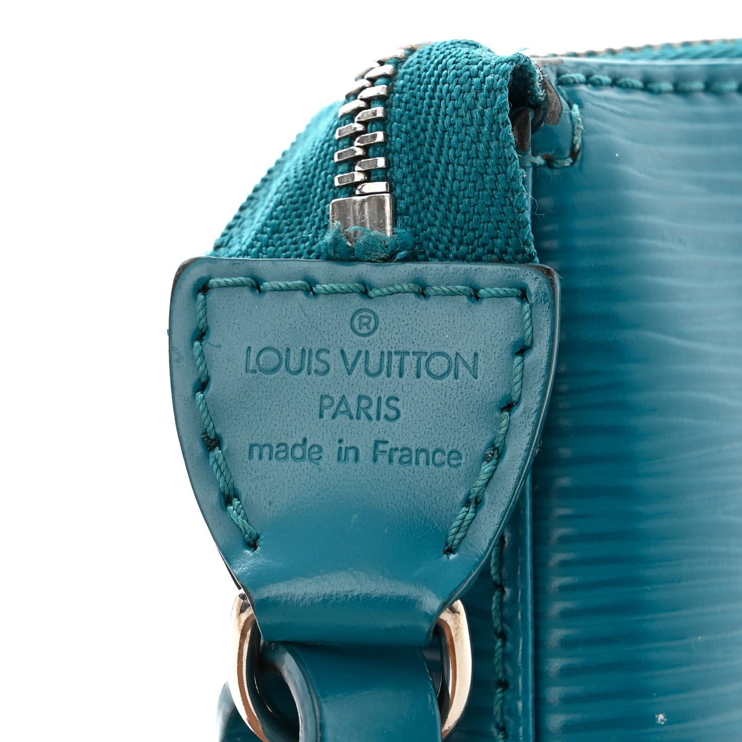 Epi Pochette Accessories NM Cyan