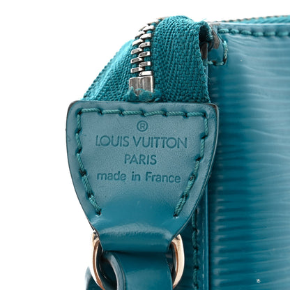 Louis Vuitton Epi Pochette Accessories NM Cyan 6 of 12