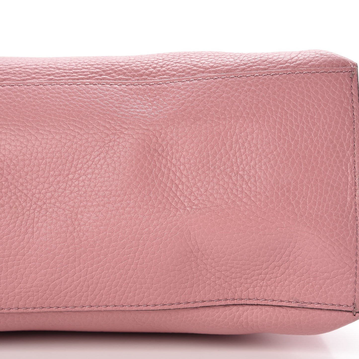Cellarius Calfskin Medium Bamboo Daily Top Handle Bag Carmine Rose