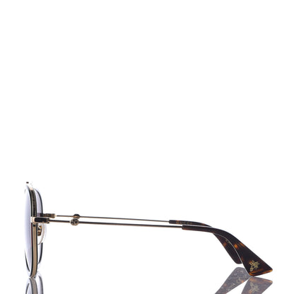 Gucci Web Aviator Sunglasses GG0062S Green Red 3 of 7