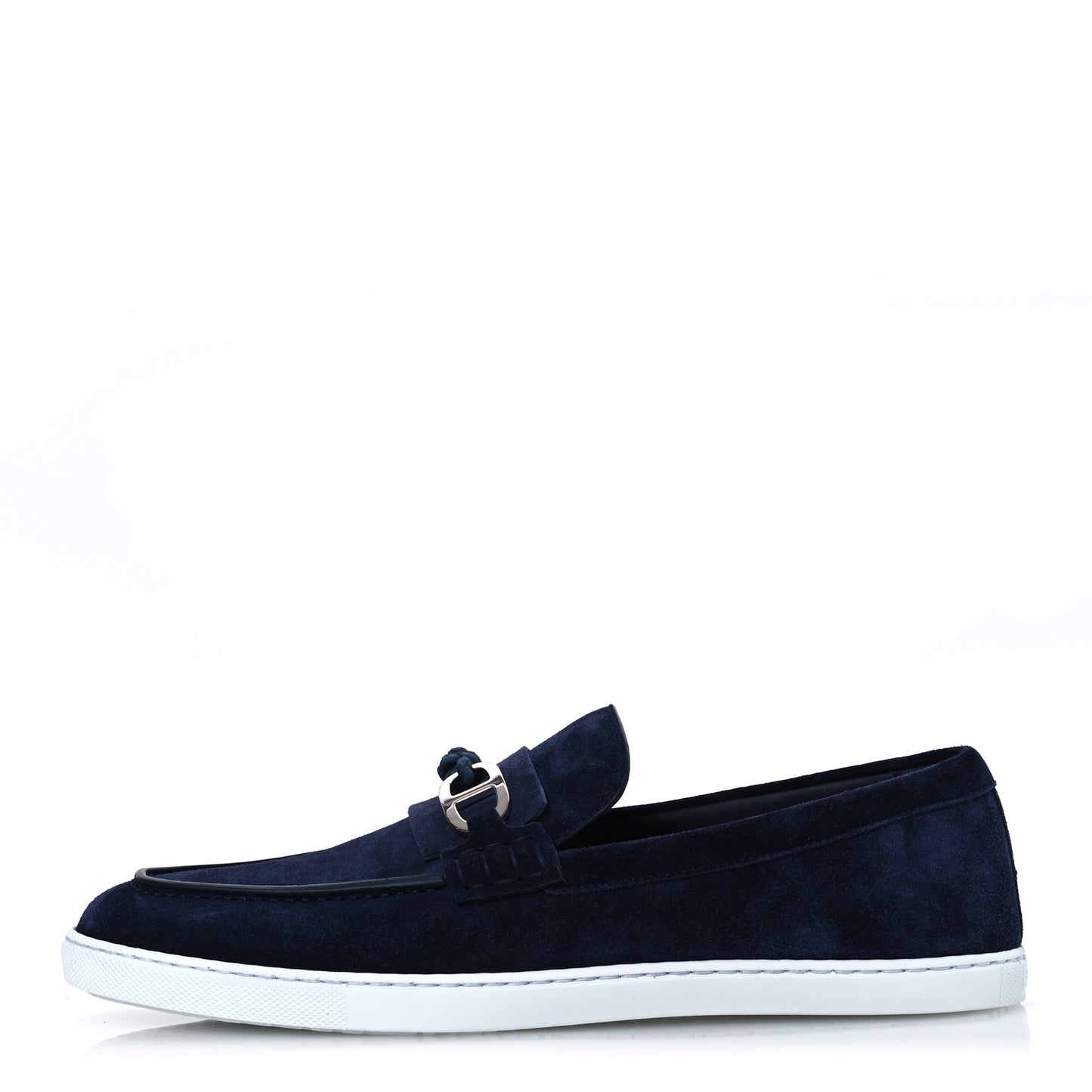 Suede Calfskin Ignacio Loafers 43 Bleu Marine