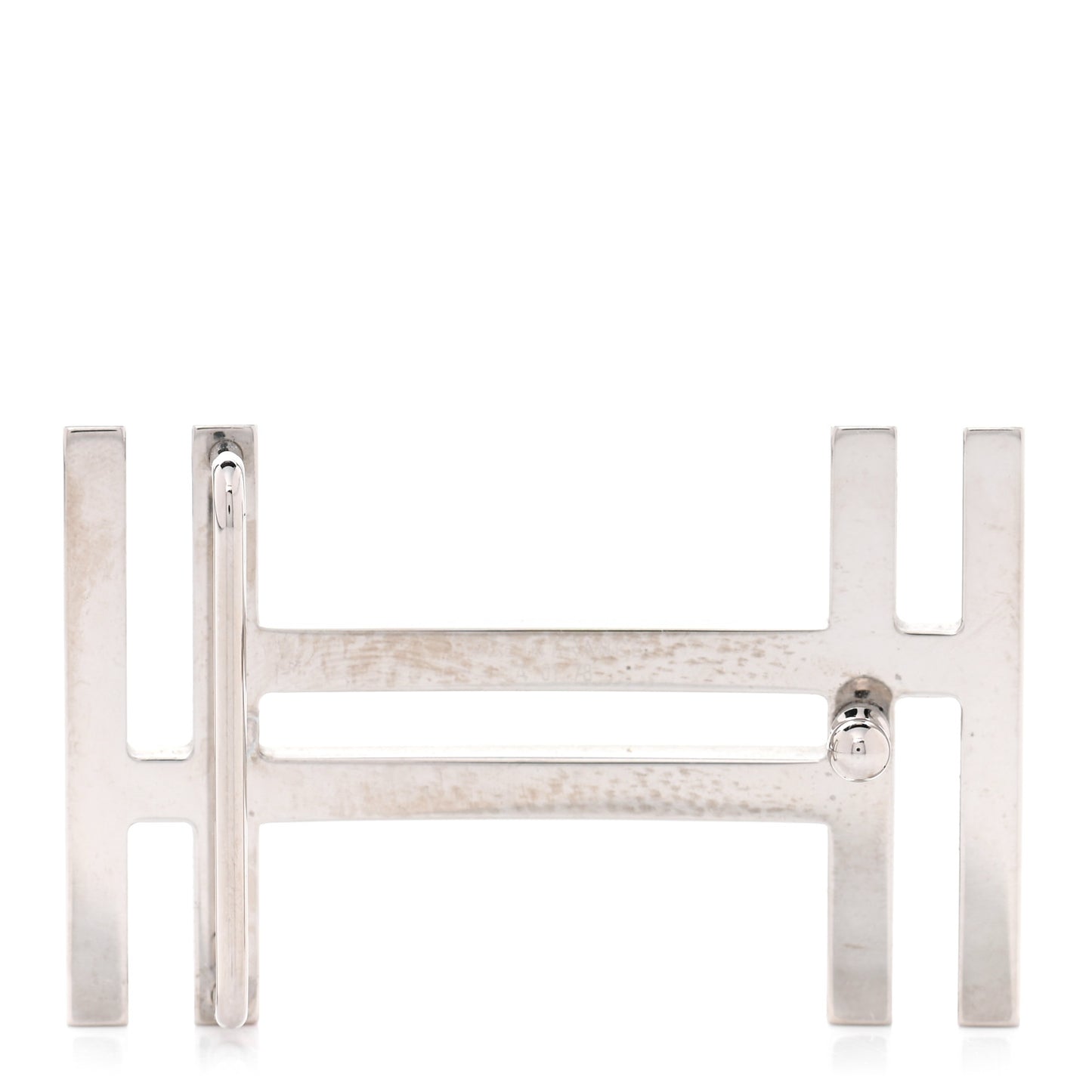 Palladium Au Carre 32mm Double H Belt Buckle