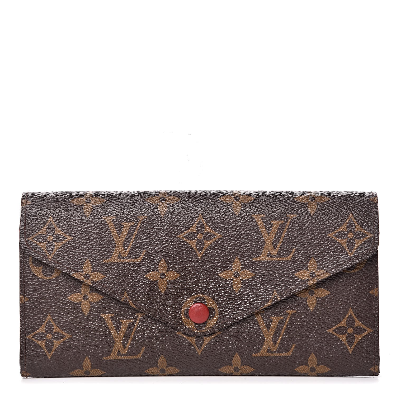 Louis Vuitton Monogram Josephine Wallet Red 1 of 9