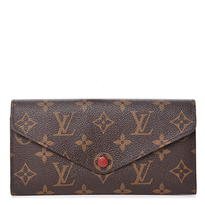 Louis Vuitton Monogram Josephine Wallet Red 1 of 9