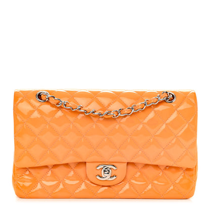 Chanel Patent Quilted Medium Double Flap Pink 1 of 15