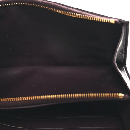 Bottega Veneta Nappa Maxi Intrecciato Continental Flap Wallet Grape 7 of 8