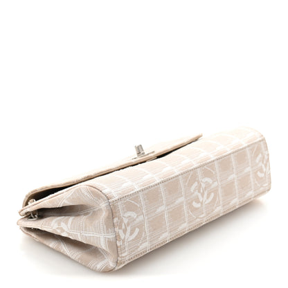 Chanel Nylon Travel Accordion Flap Beige 4 of 13