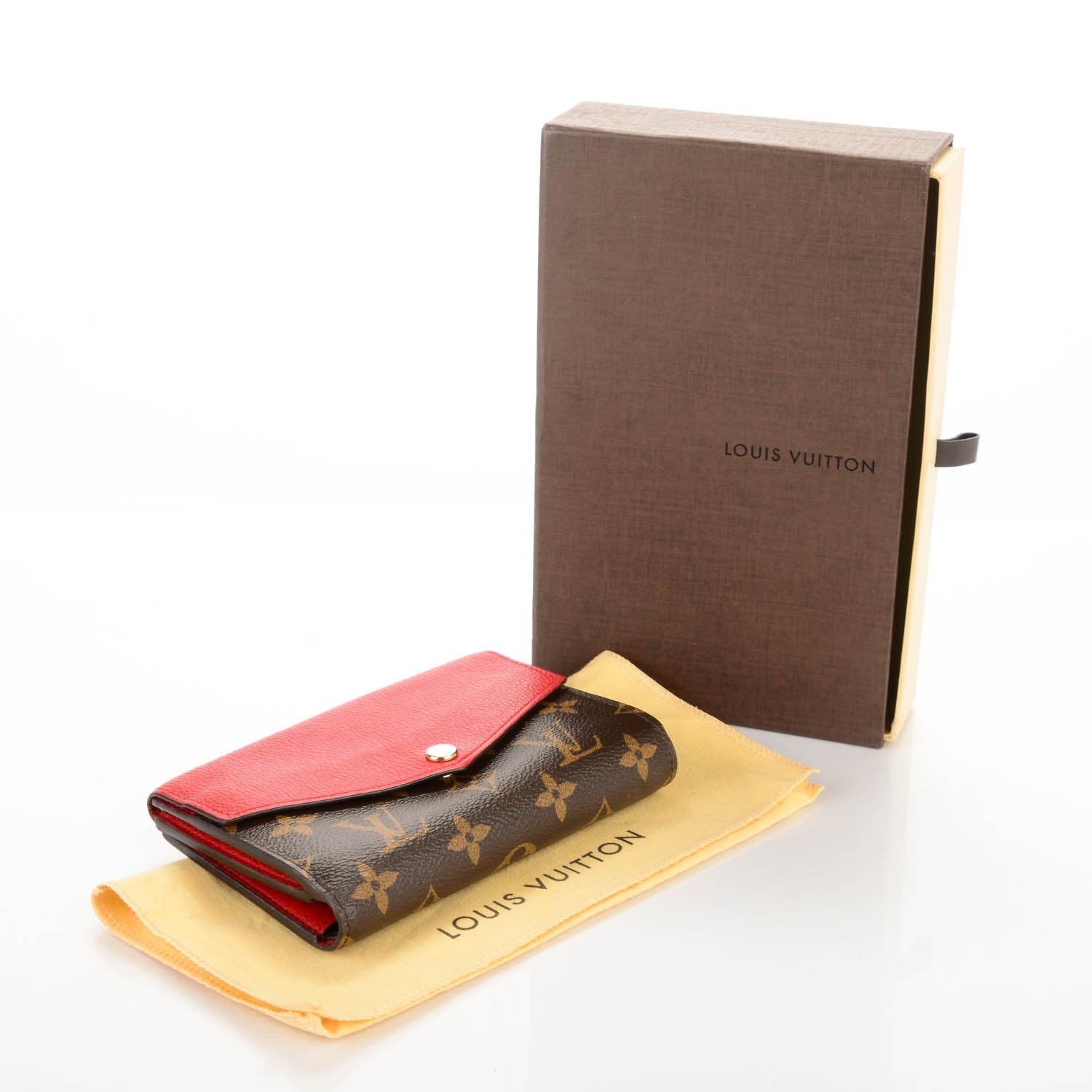 Louis Vuitton Monogram Pallas Compact Wallet Cherry 4 of 8