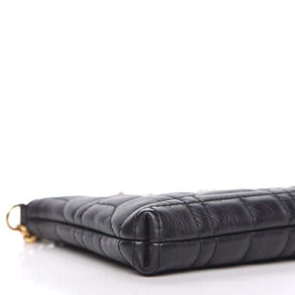 Gucci Calfskin Matelasse Mini Pearly GG Marmont Chain Bag Black 6 of 12