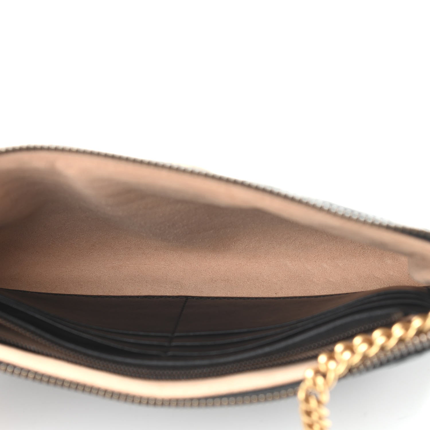 Gucci Calfskin Matelasse Mini GG Marmont Chain Bag Black 5 of 10