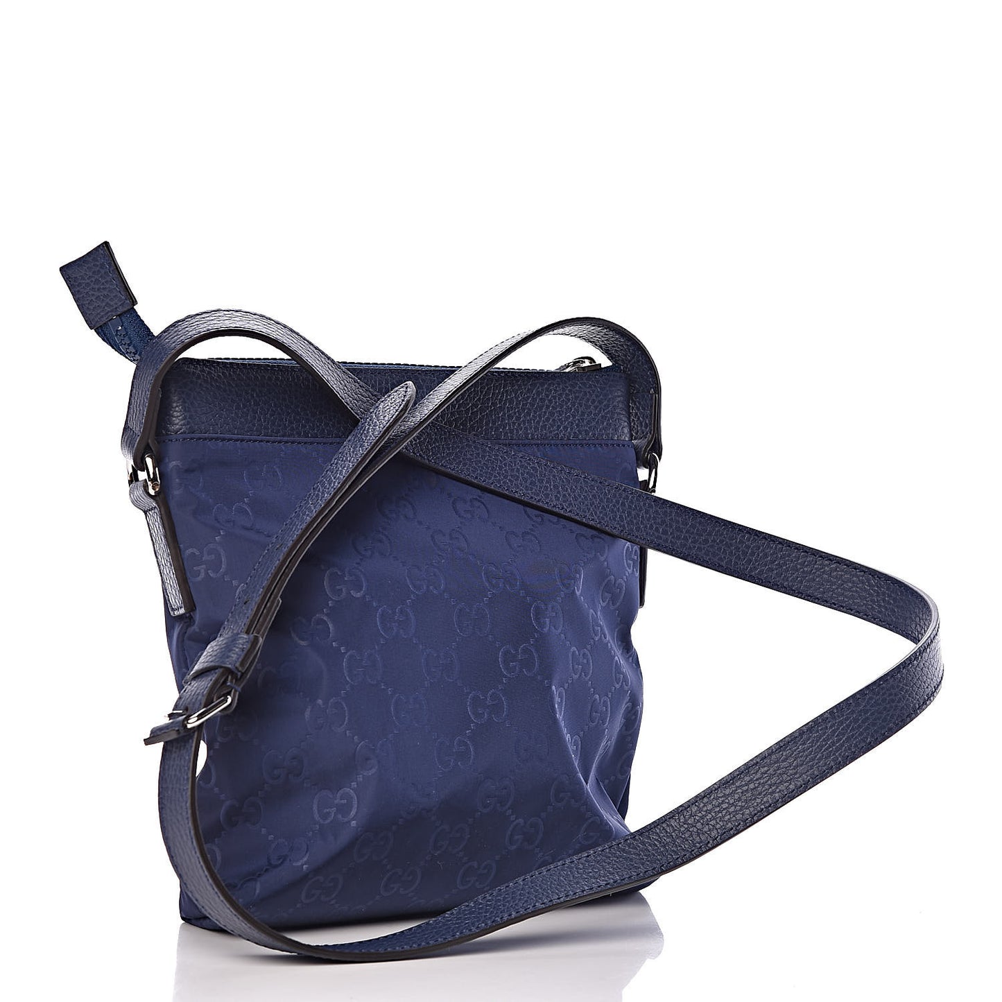 Nylon Monogram Dollar Calfskin Small Flat Messenger Bag Tide