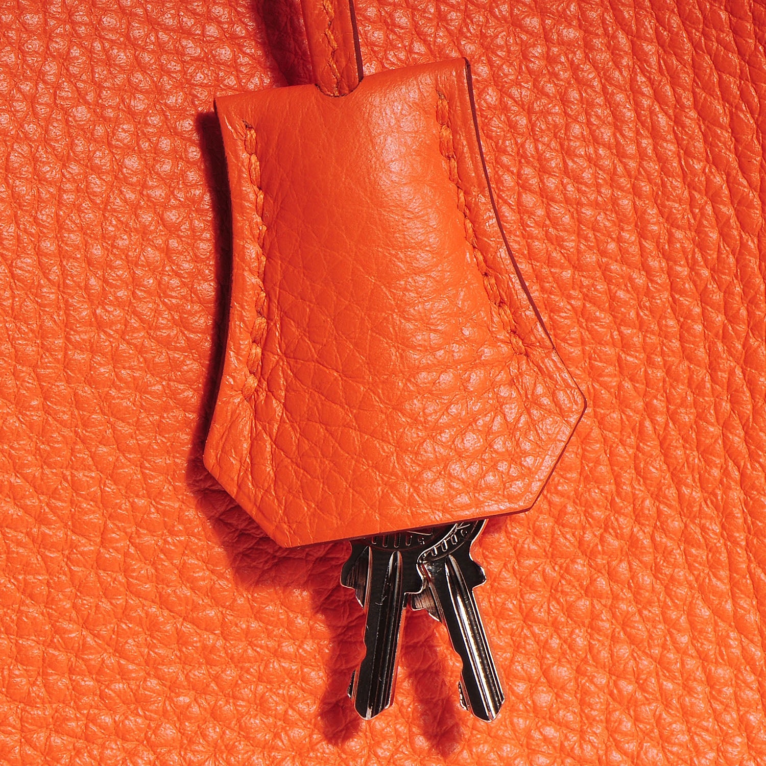 Hermes Taurillon Clemence Birkin 35 Feu Orange 23 of 29