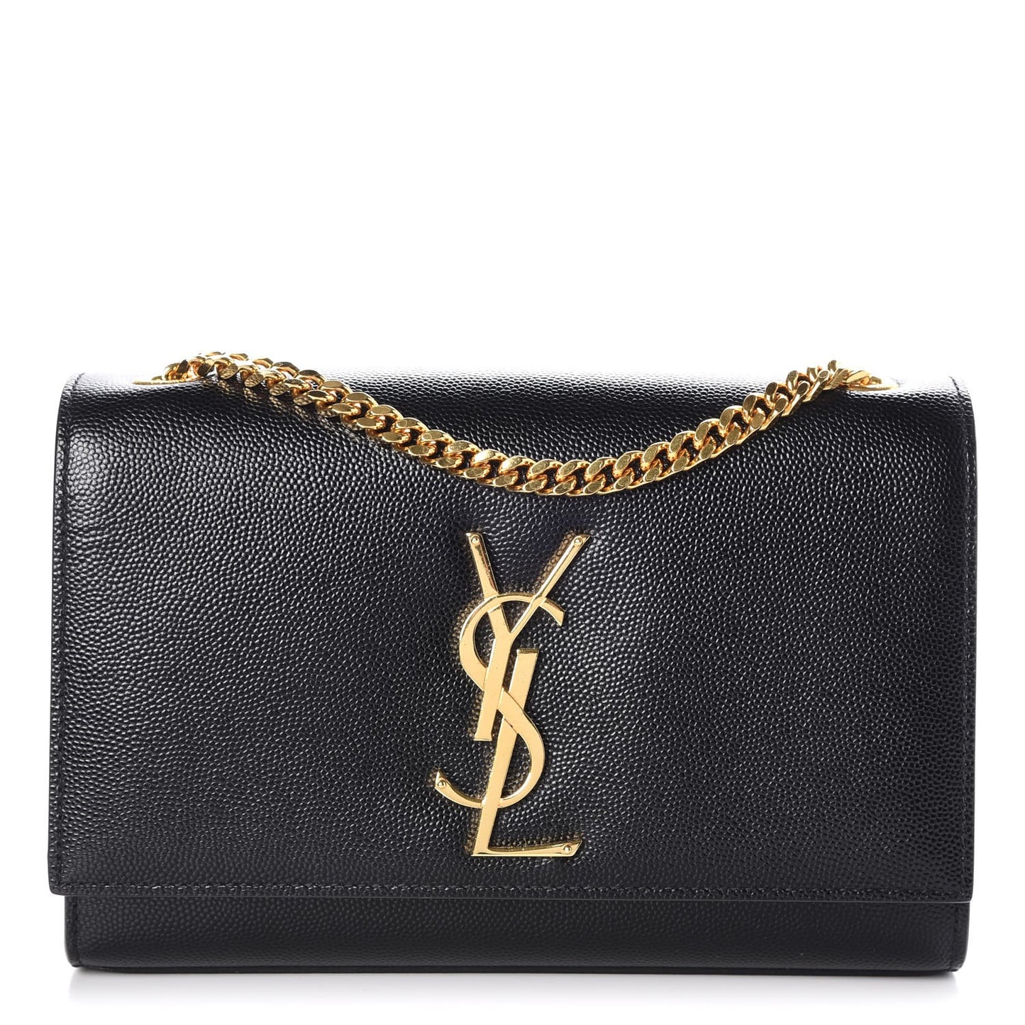 Grain De Poudre Small Monogram Kate Satchel Black