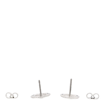 Tiffany Sterling Silver 11mm Elsa Peretti Open Heart Earrings 3 of 6