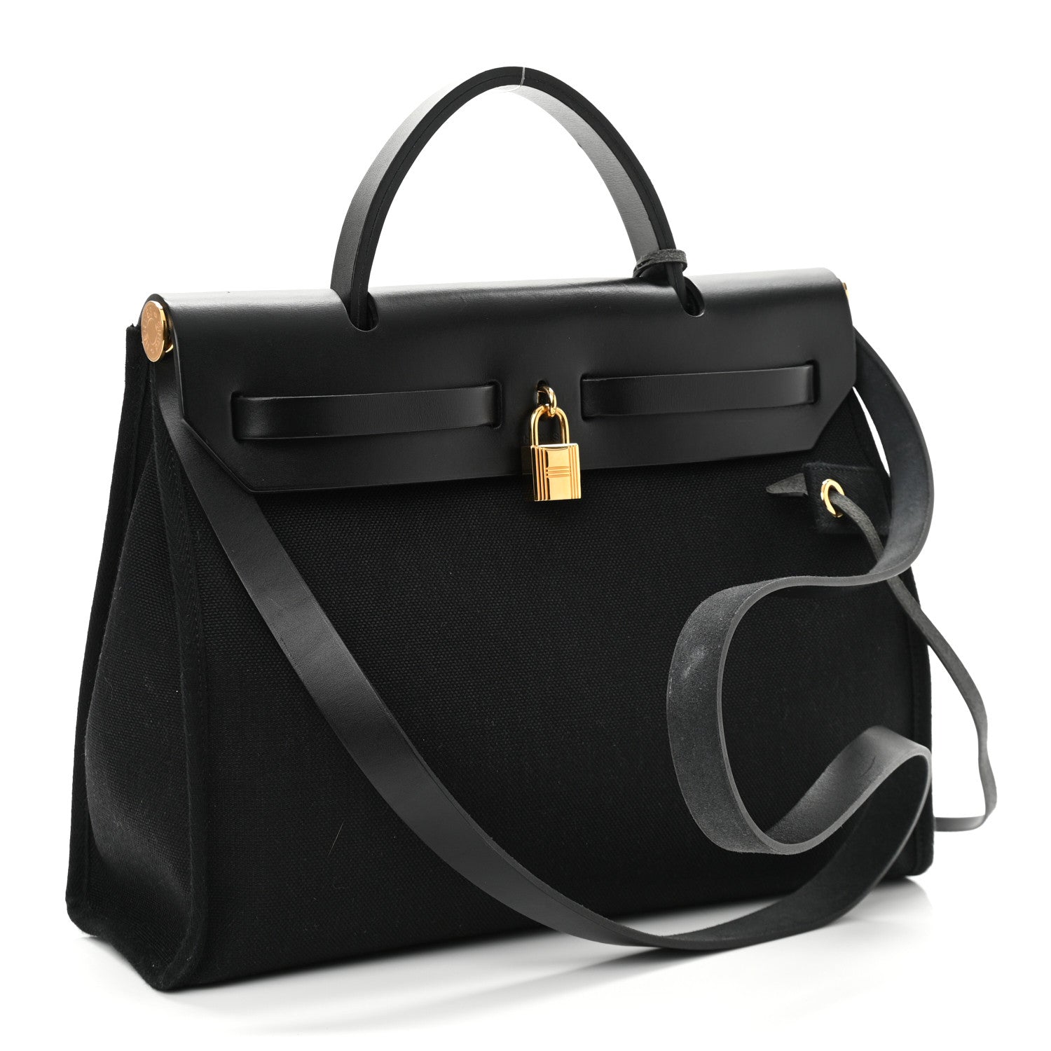 Hermes Toile Herbag Zip PM 31 Black 4 of 13