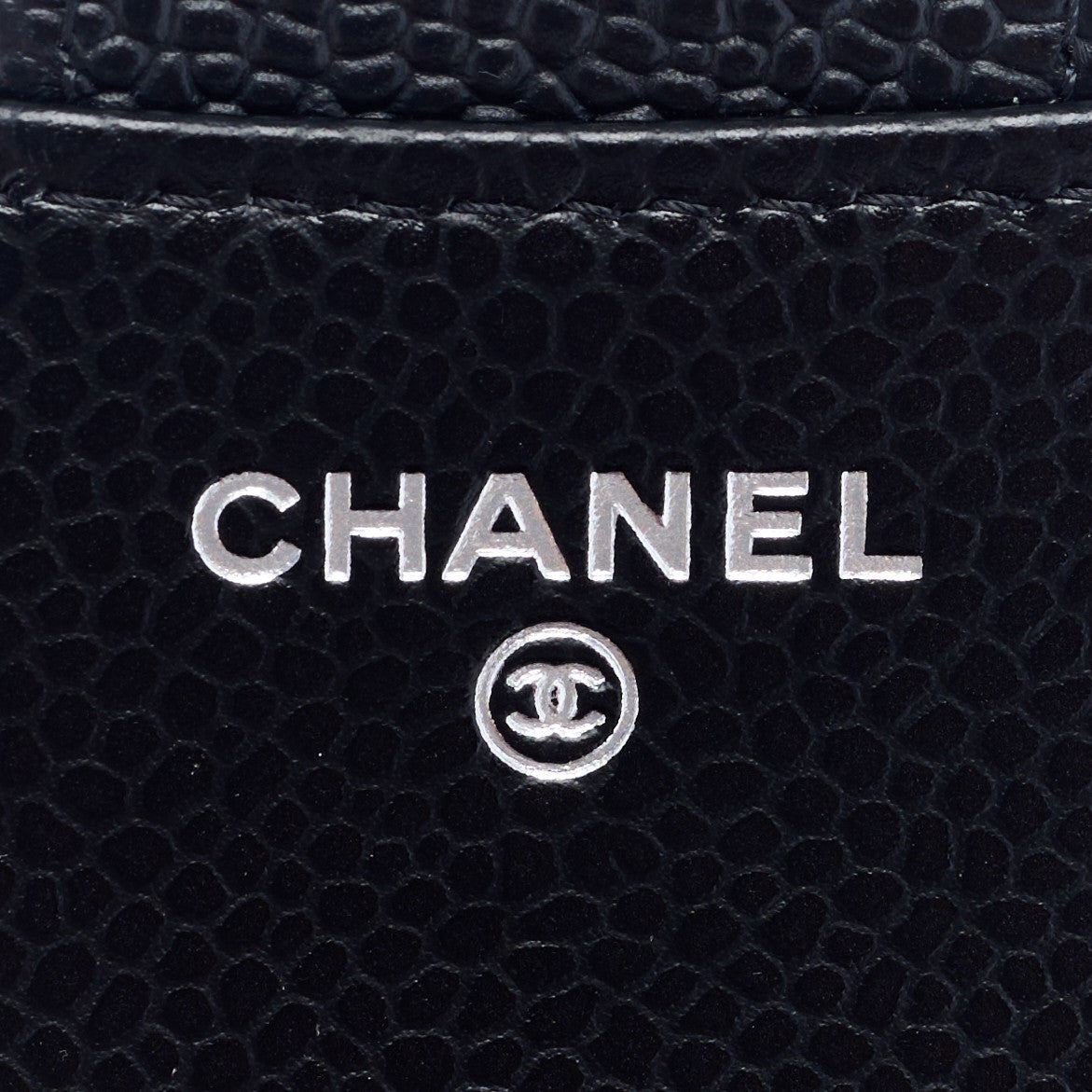 Chanel Caviar Quilted Compact Flap Wallet Black 6 of 7