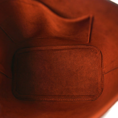 Louis Vuitton Calfskin Lock and Walk Bucket Cognac 5 of 9