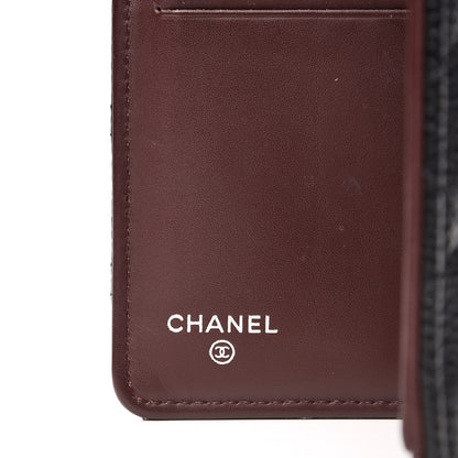 Chanel Caviar Quilted Yen Wallet Black 6 of 8