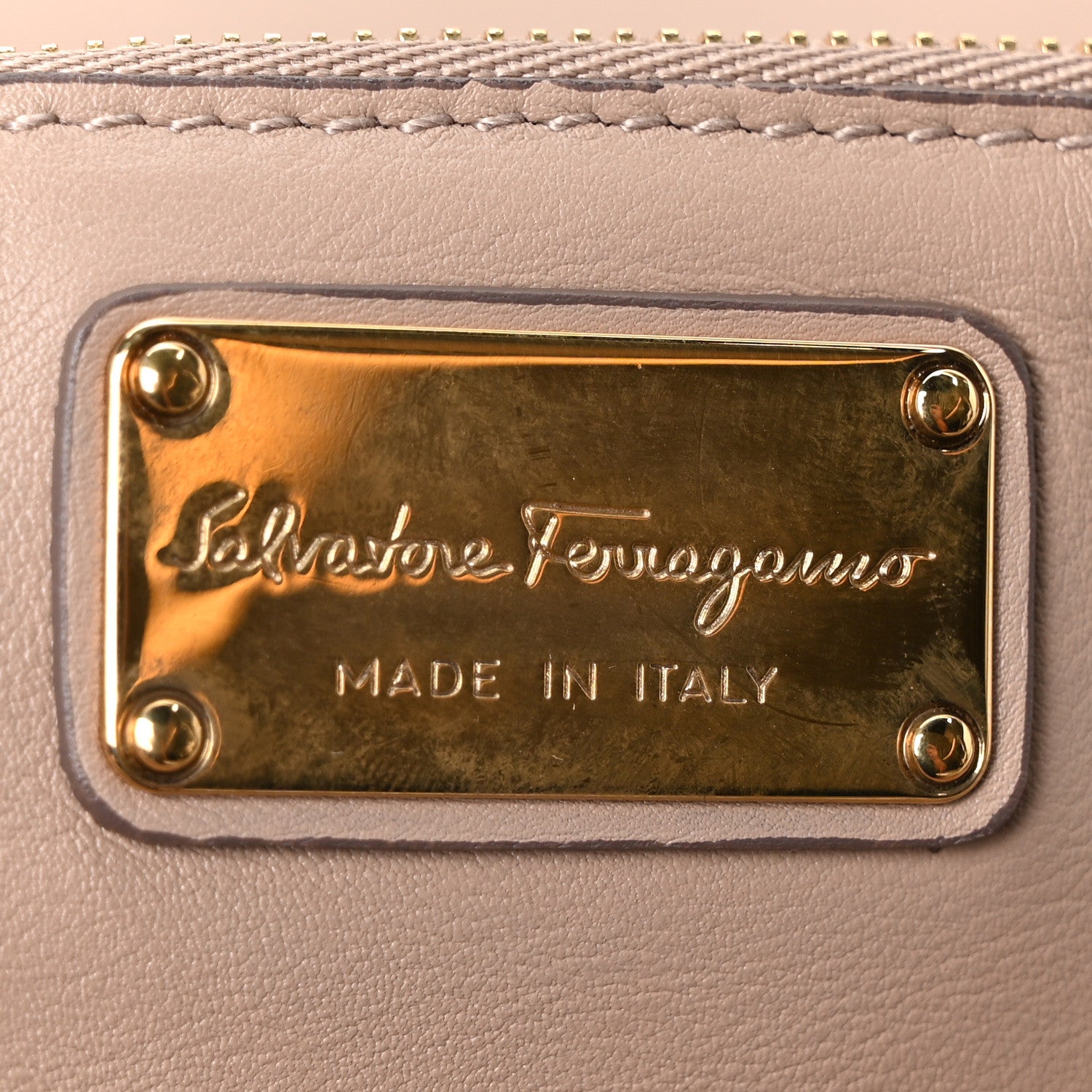 Salvatore Ferragamo Calfskin Large Sookie Satchel Ameretti 7 of 11