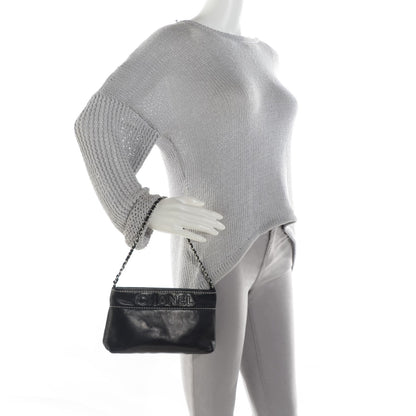 Chanel Lambskin Lax Pochette Black 2 of 7