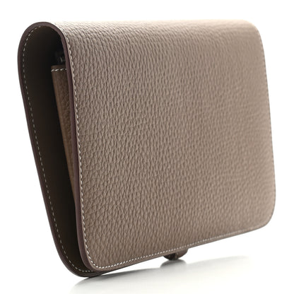 Hermes Togo Dogon Duo Wallet Etoupe 4 of 9