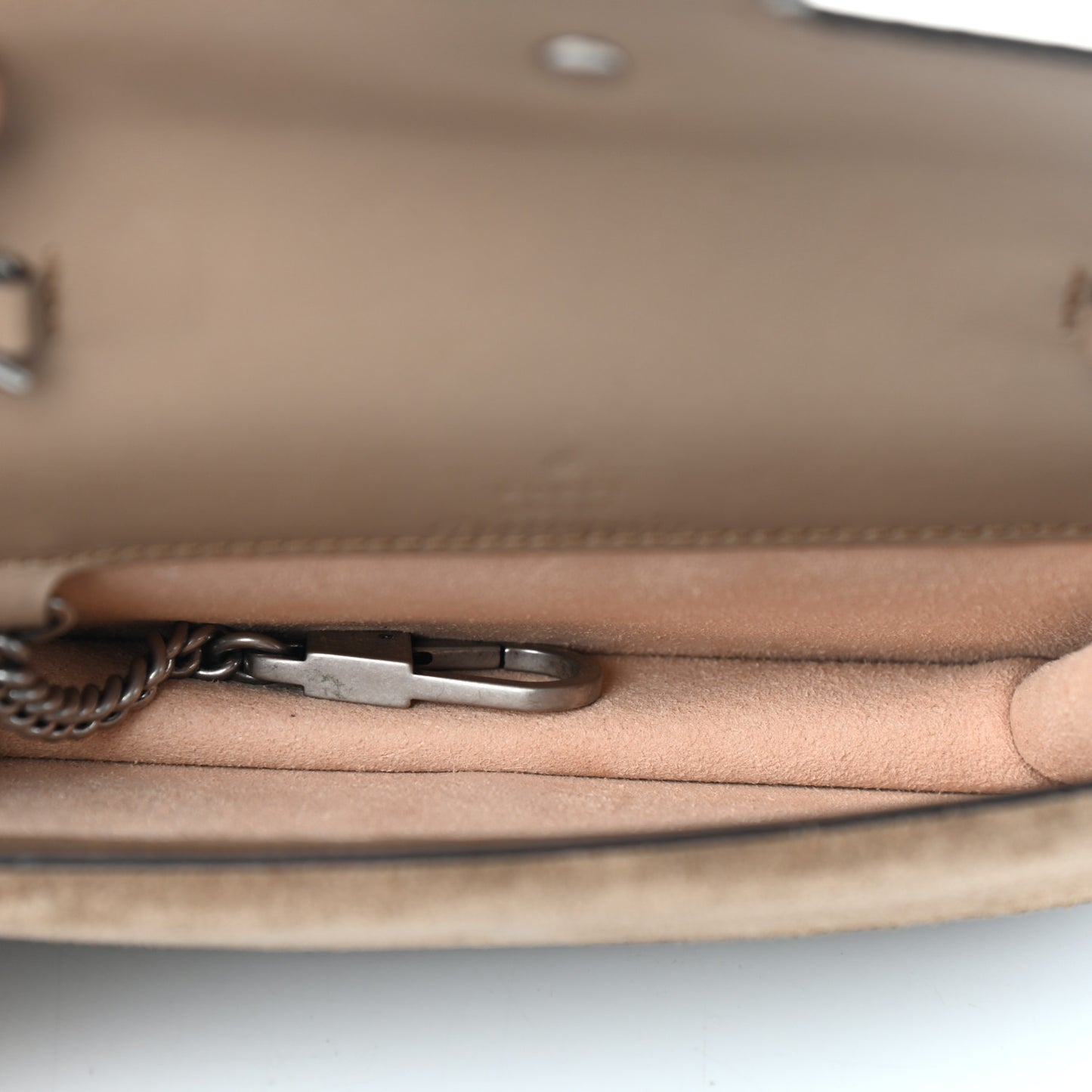 GG Supreme Monogram Super Mini Dionysus Shoulder Bag Taupe