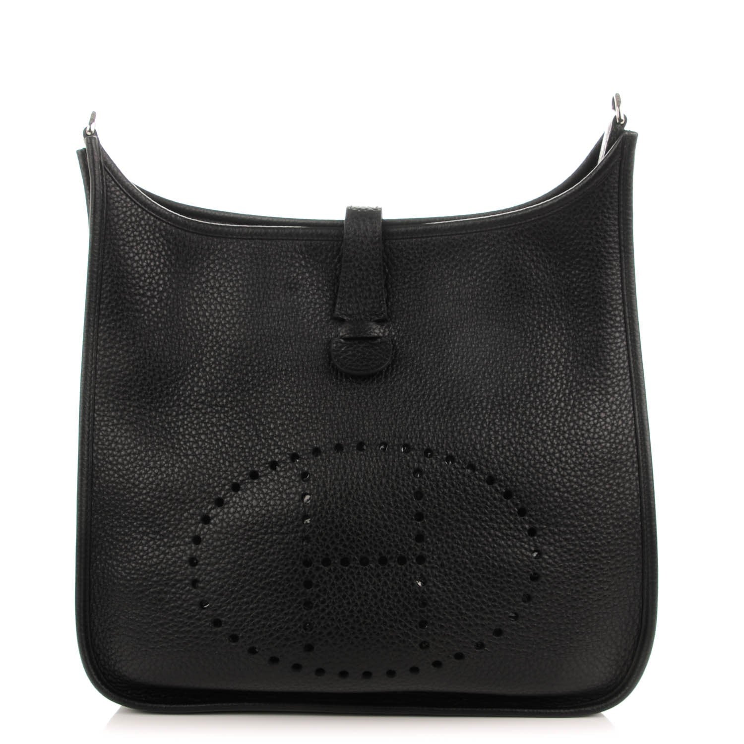 Hermes Taurillon Clemence Evelyne III GM Black 1 of 9