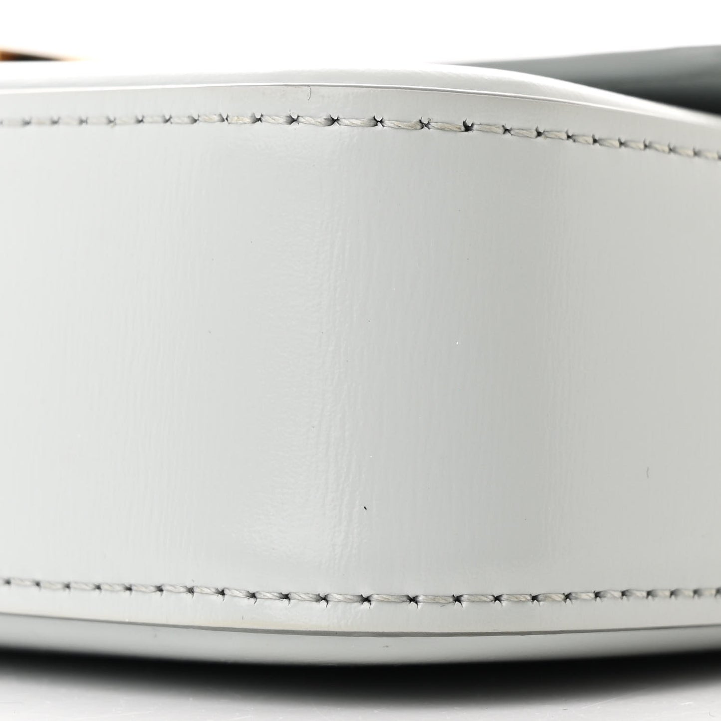 Shiny Calfskin Triomphe Shoulder Bag Soft Blue