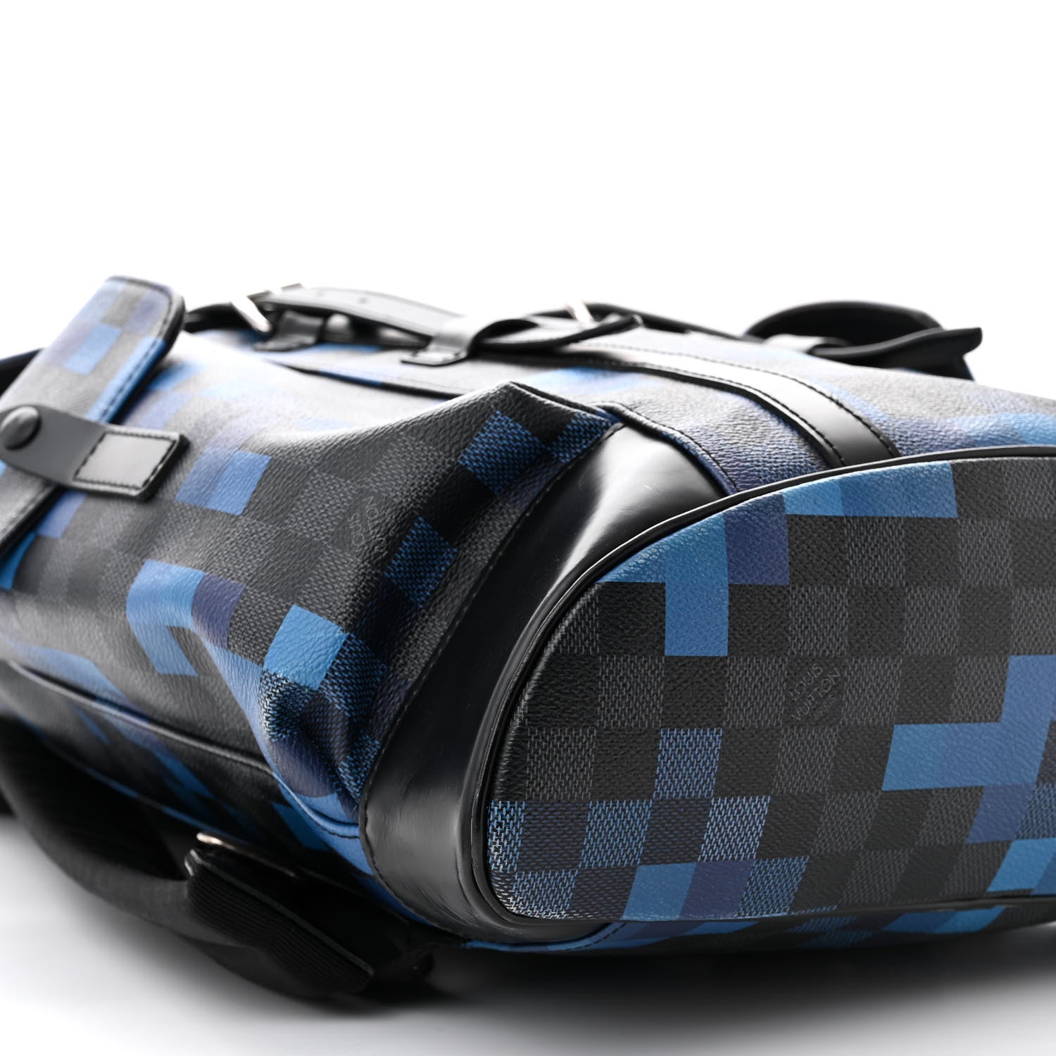 Louis Vuitton Damier Graphite Pixel Christopher PM Backpack Blue 9 of 18
