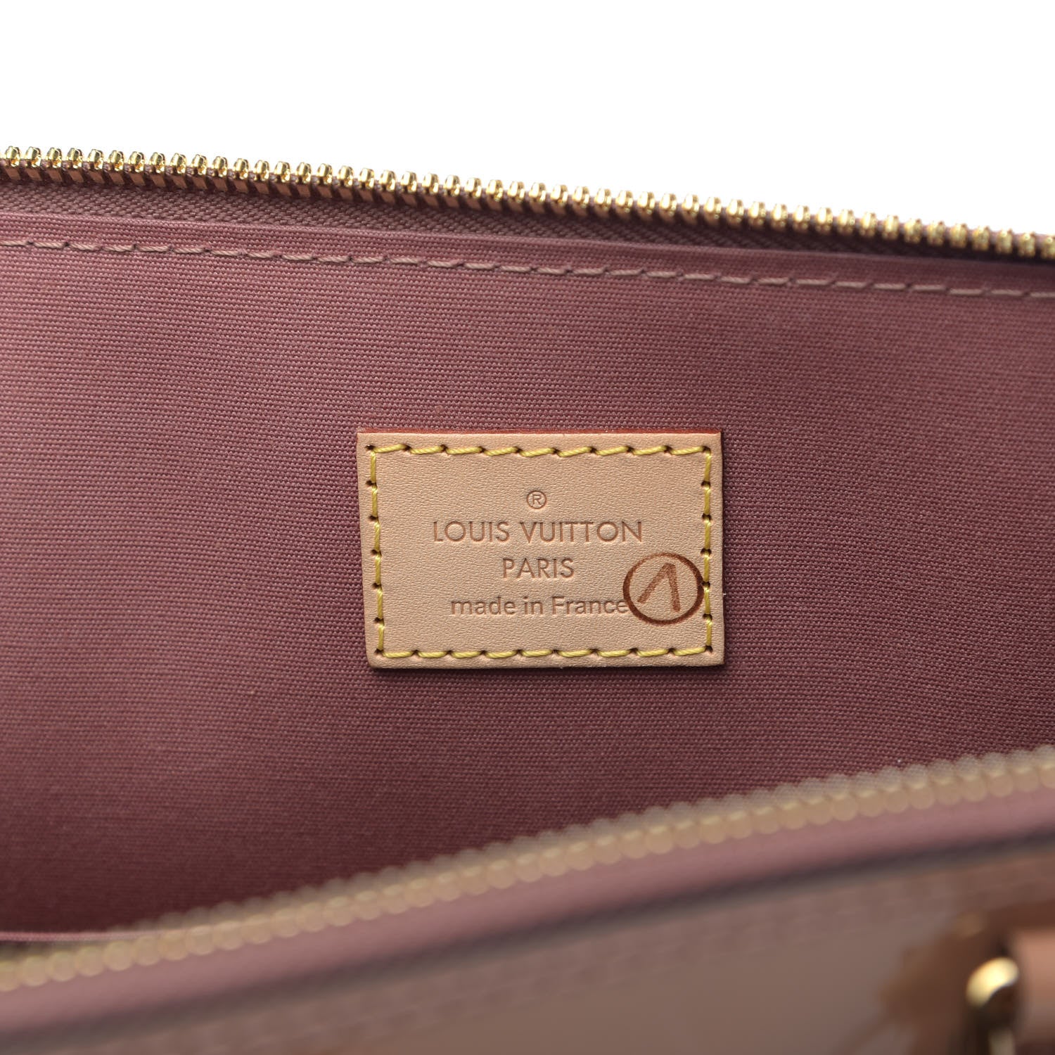 Louis Vuitton Vernis Alma PM Rose Velours 6 of 10
