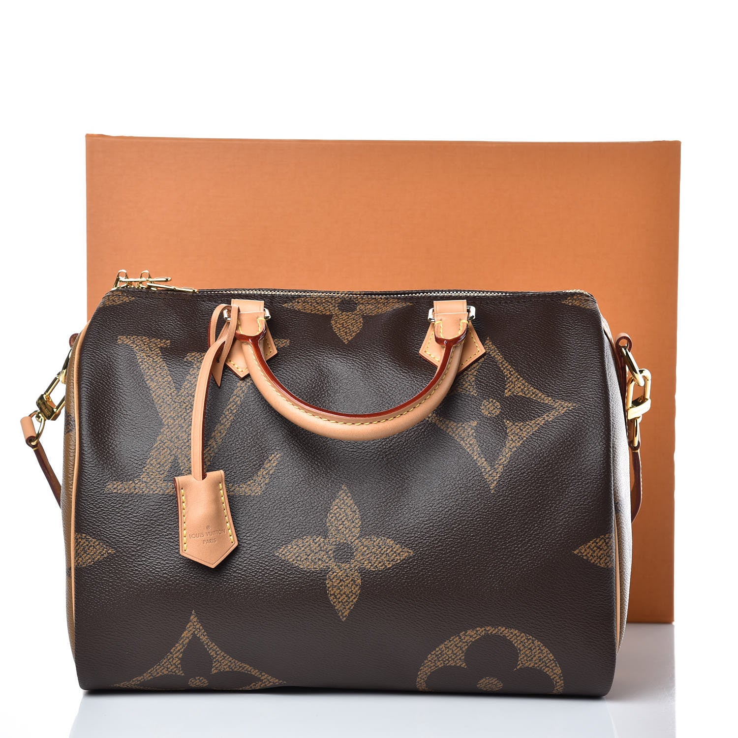 Louis Vuitton Reverse Monogram Giant Speedy Bandouliere 30 9 of 9