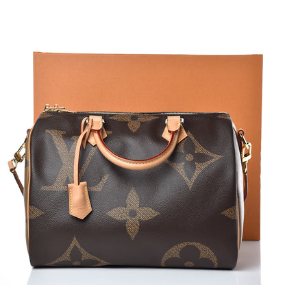 Louis Vuitton Reverse Monogram Giant Speedy Bandouliere 30 9 of 9