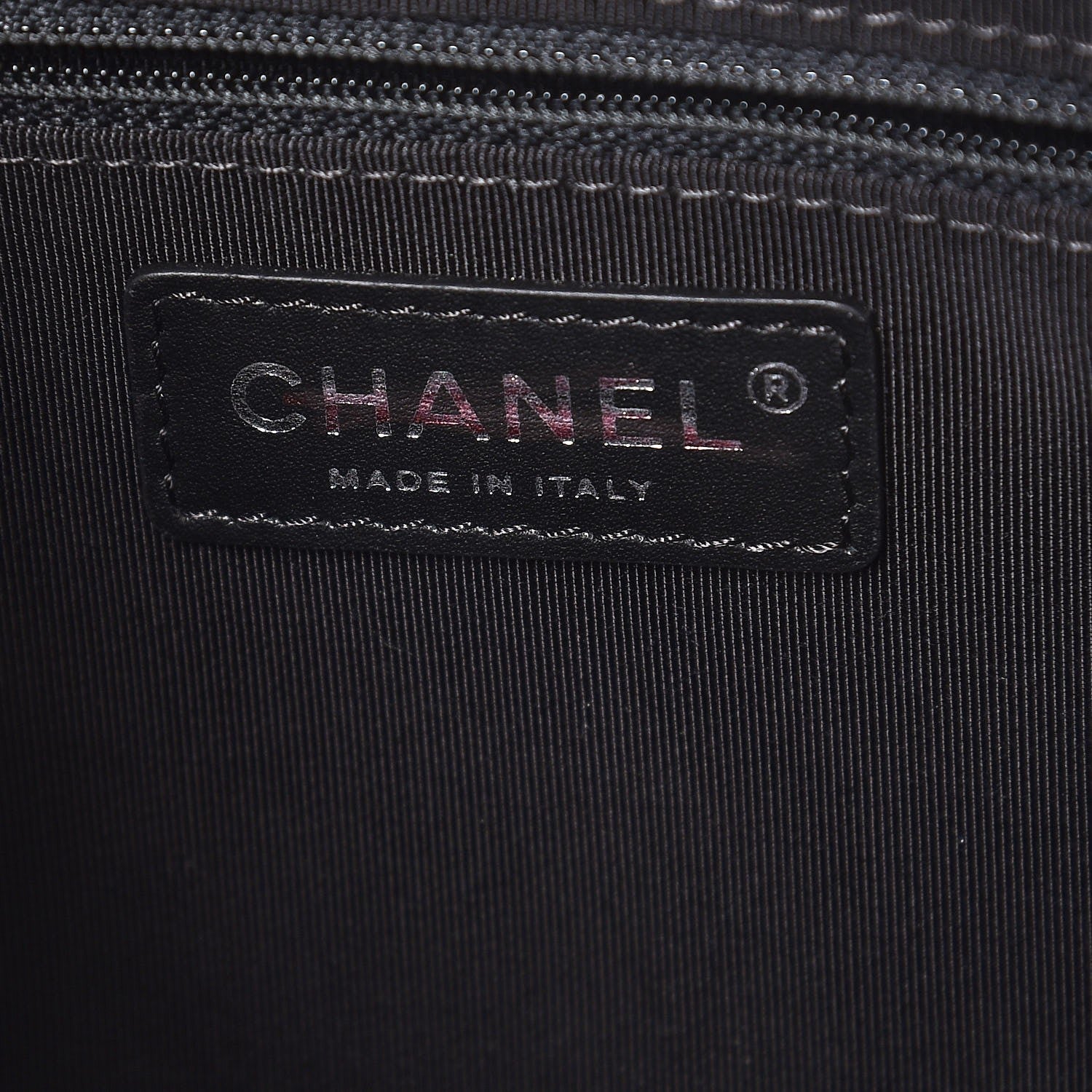 Chanel Calfskin Quilted Feather Weight Bowling Bag Black 6 of 13