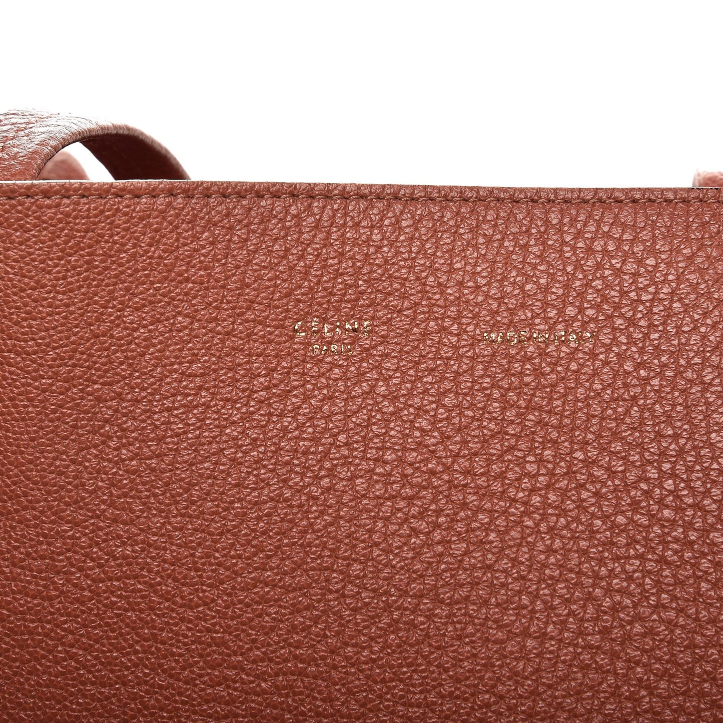 Soft Grained Calfskin Small Belt Cabas Phantom Brick