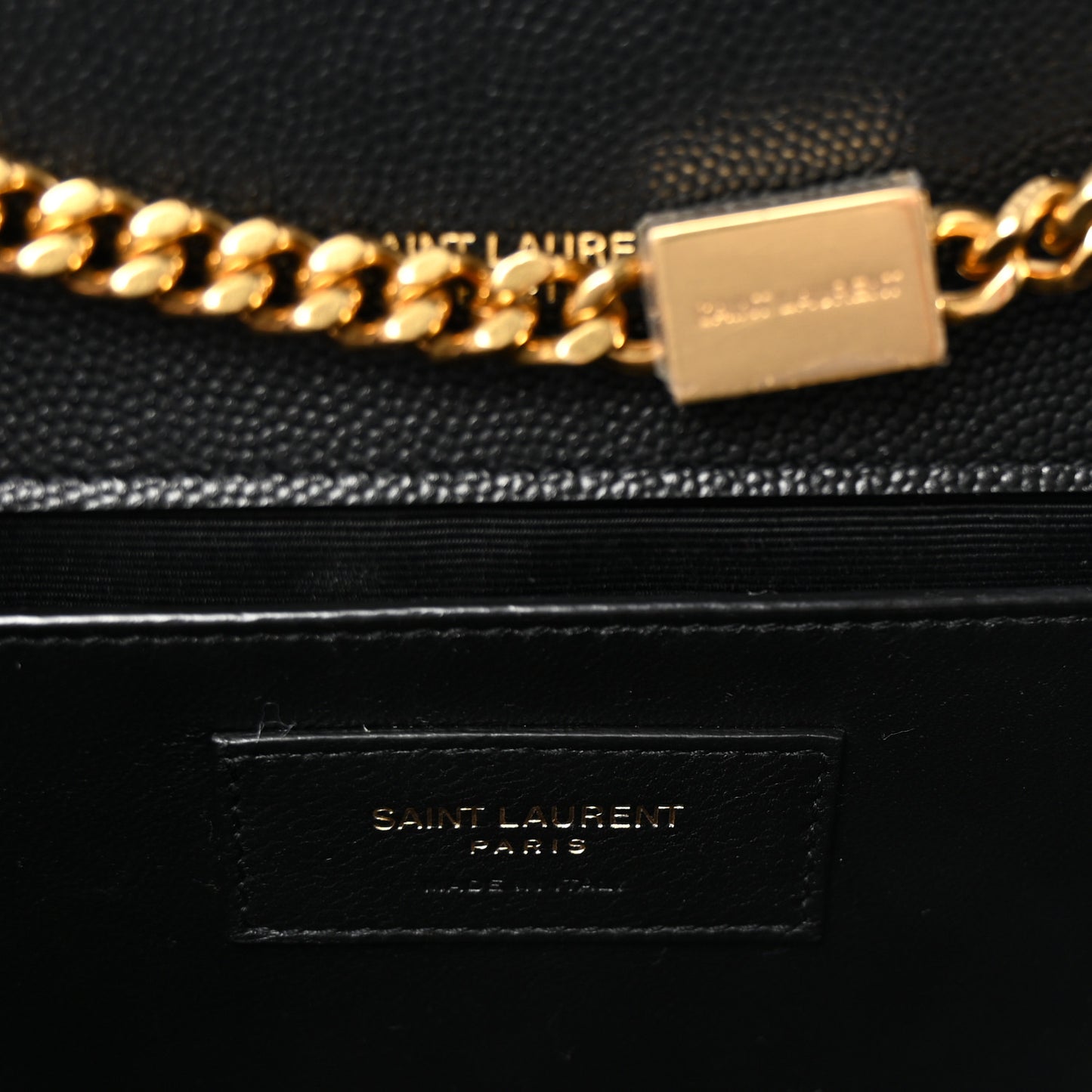Grain De Poudre Small Monogram Kate Satchel Black
