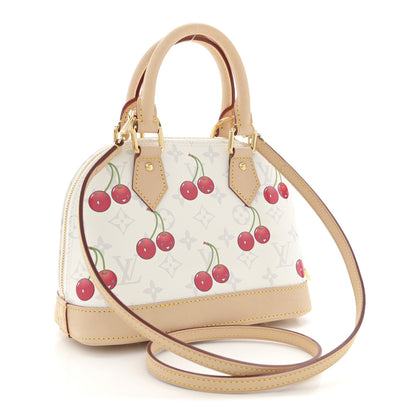 Louis Vuitton LV X TM Monogram Cerises Alma BB White 3 of 10