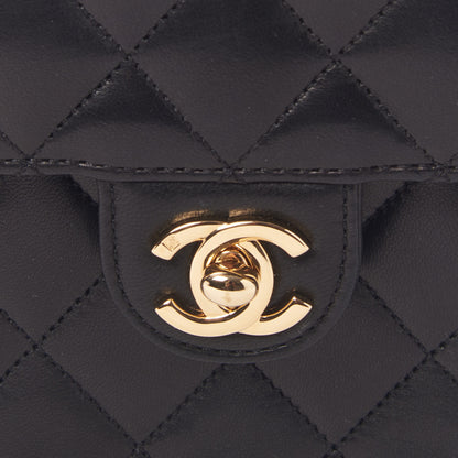 Chanel Lambskin Quilted Small Single Flap Black 8 of 10