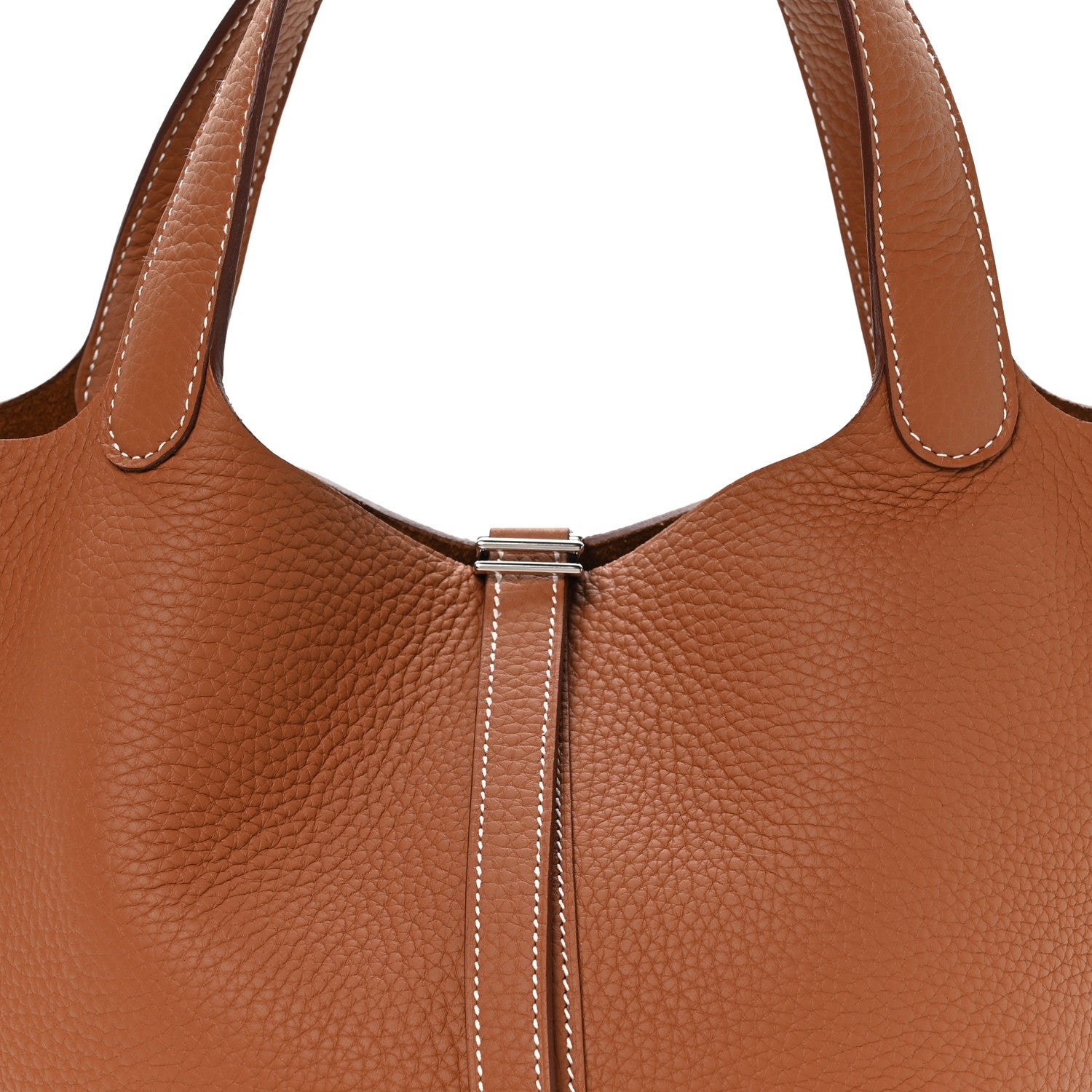 Hermes Taurillon Clemence Picotin Lock 22 MM Gold 8 of 13