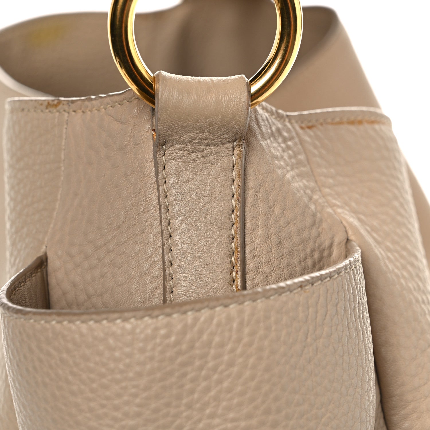 Prada Vitello Daino Side Pocket Hobo Sabbia 25 of 26
