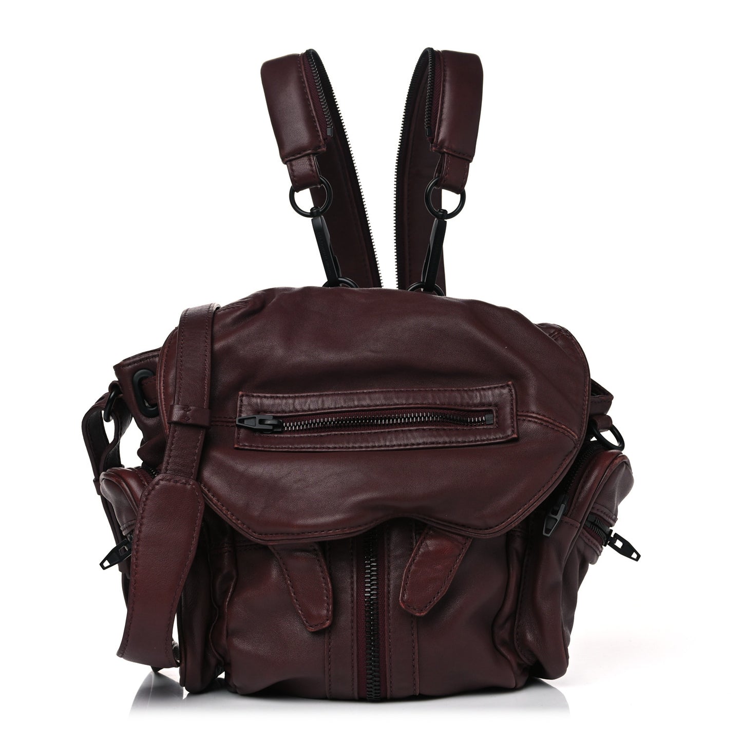 Lambskin Marti Backpack Burgundy