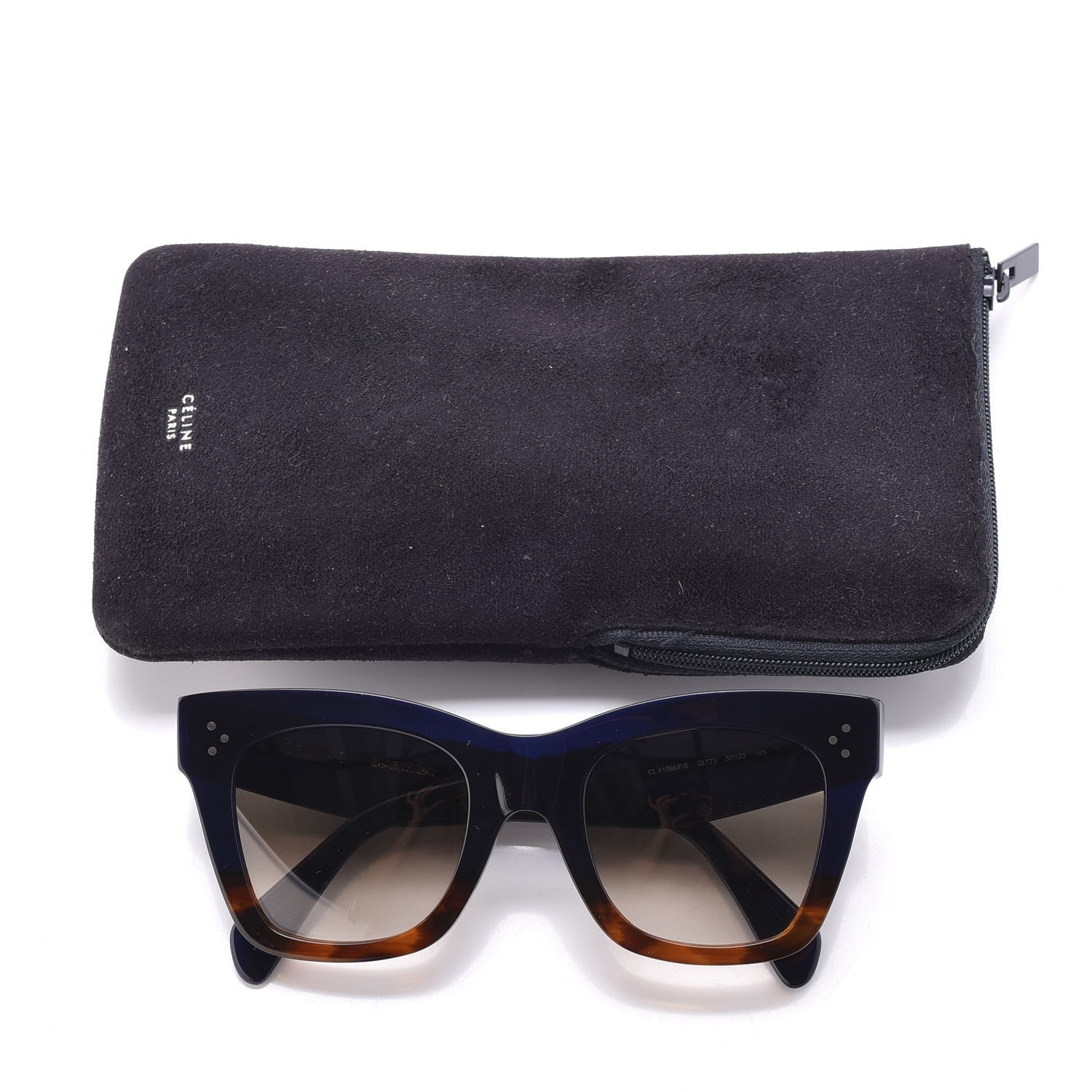 Celine Catherine Sunglasses CL 41098/F/S Blue Havana 7 of 7