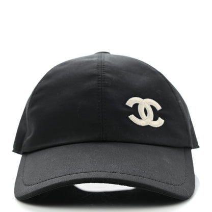 Chanel Cotton CC Cap Hat Black 3 of 9
