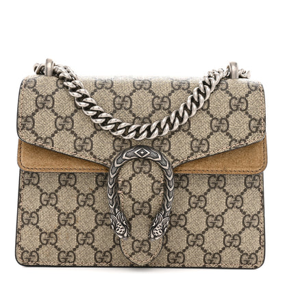 Gucci GG Supreme Monogram Mini Dionysus Shoulder Bag Taupe 1 of 11