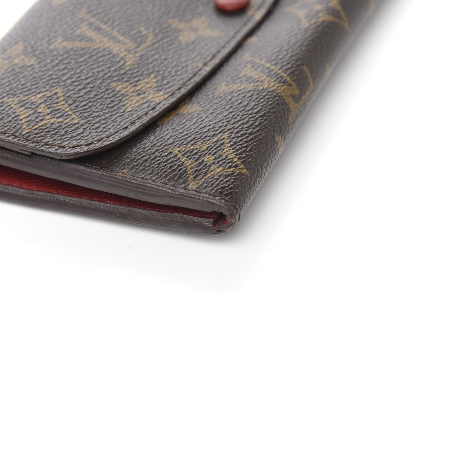 Monogram Emilie Wallet Red