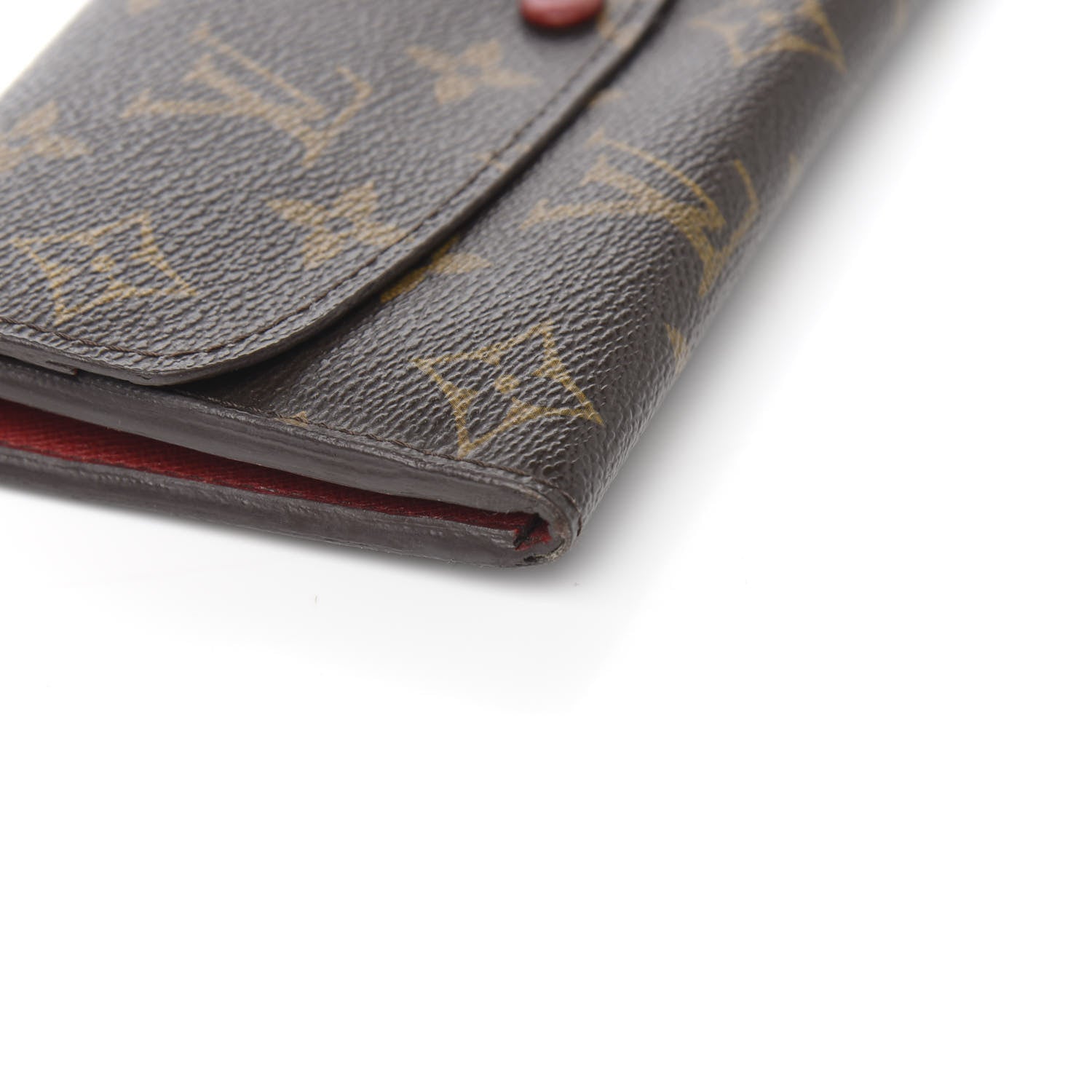 Louis Vuitton Monogram Emilie Wallet Red 8 of 11