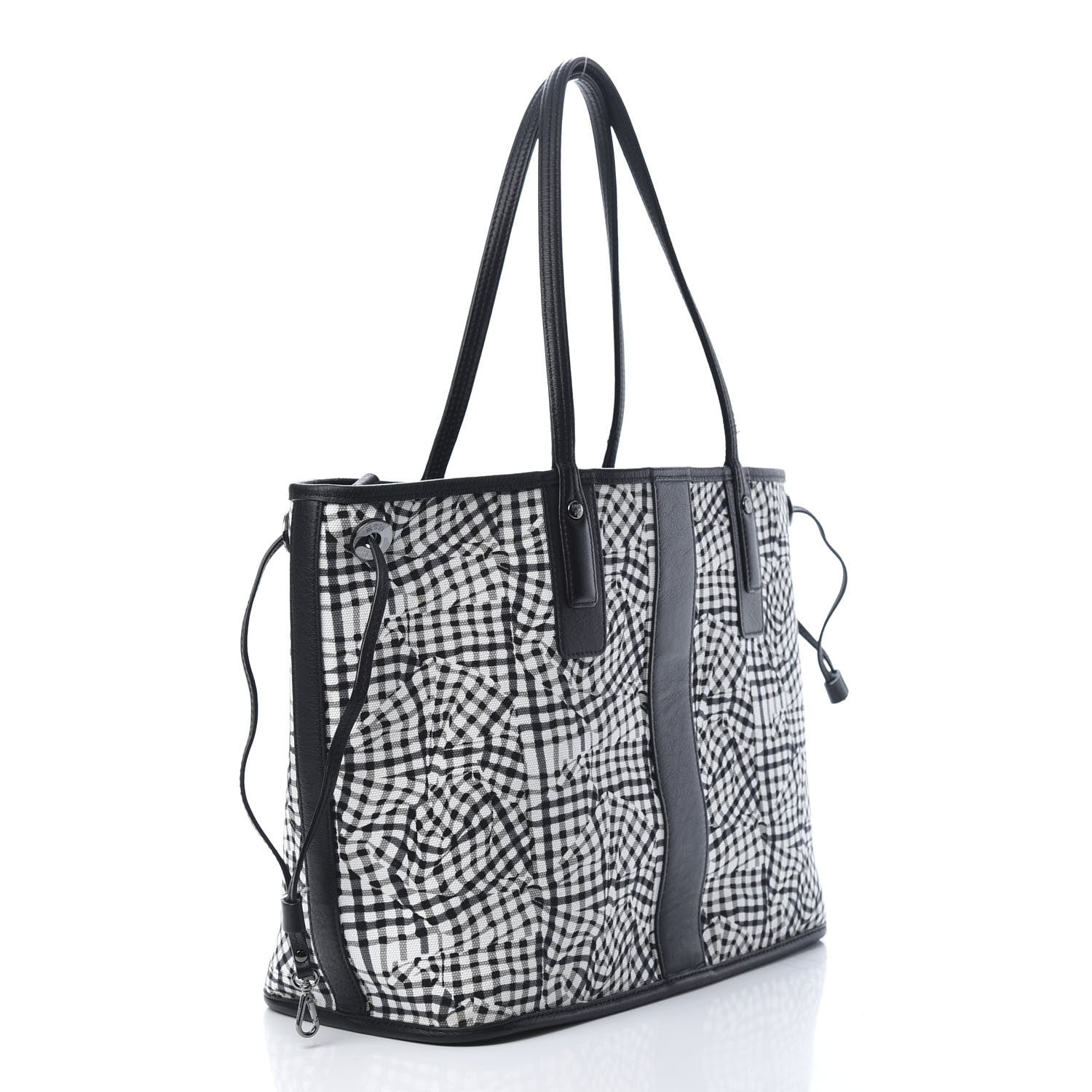 MCM Visetos Medium Liz Reversible Shopper Tote Black 5 of 15