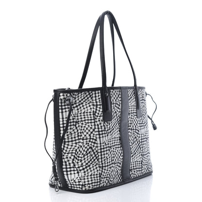 MCM Visetos Medium Liz Reversible Shopper Tote Black 5 of 15