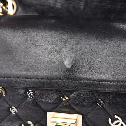 Chanel Calfskin CC Punk 2.55 Reissue 224 Flap Black 11 of 15